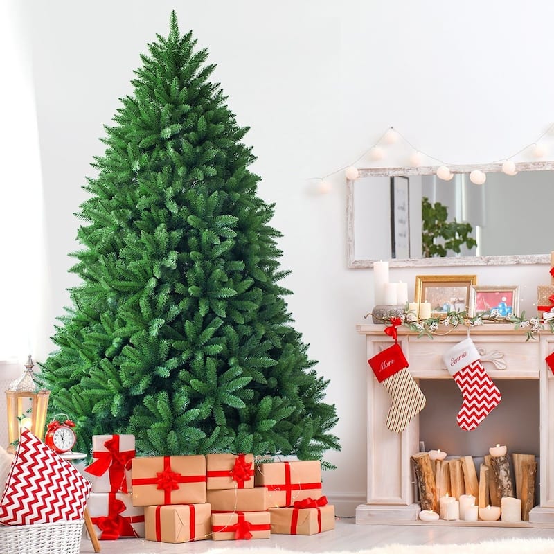 7.5ft Premium Spruce Artificial Holiday Christmas Tree for Home, Office