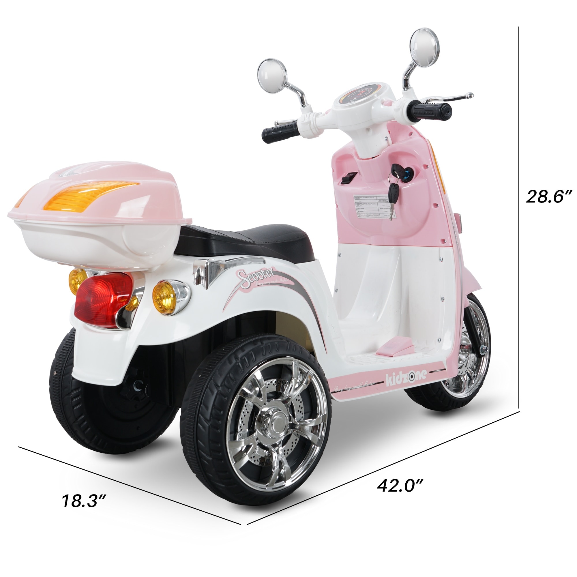 pink scooter for 3 year old