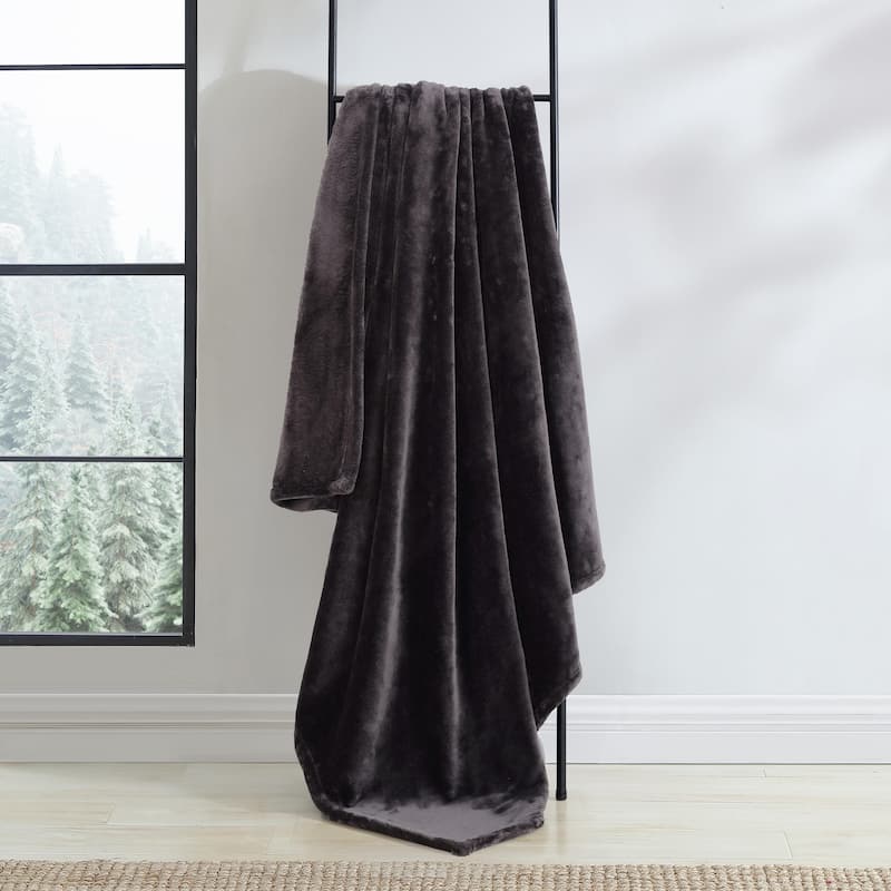 Eddie Bauer Ultra Plush Solid Lux Throw Blankets