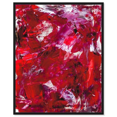 Eruption of Red II Canvas by Art Remedy