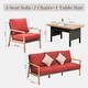 preview thumbnail 7 of 8, Domioutdoorliving 5 -Person Outdoor Seating Group with Cushions