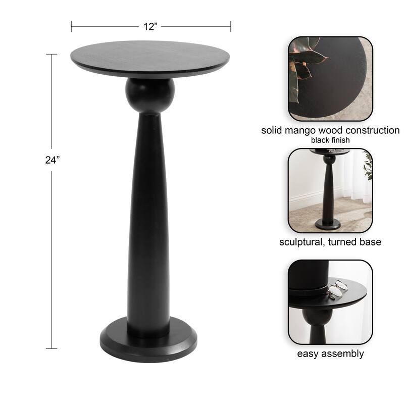 Kate and Laurel Jakob Round Side Table
