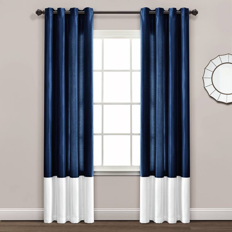 Lush Decor Prima Window Curtain Panel Pair