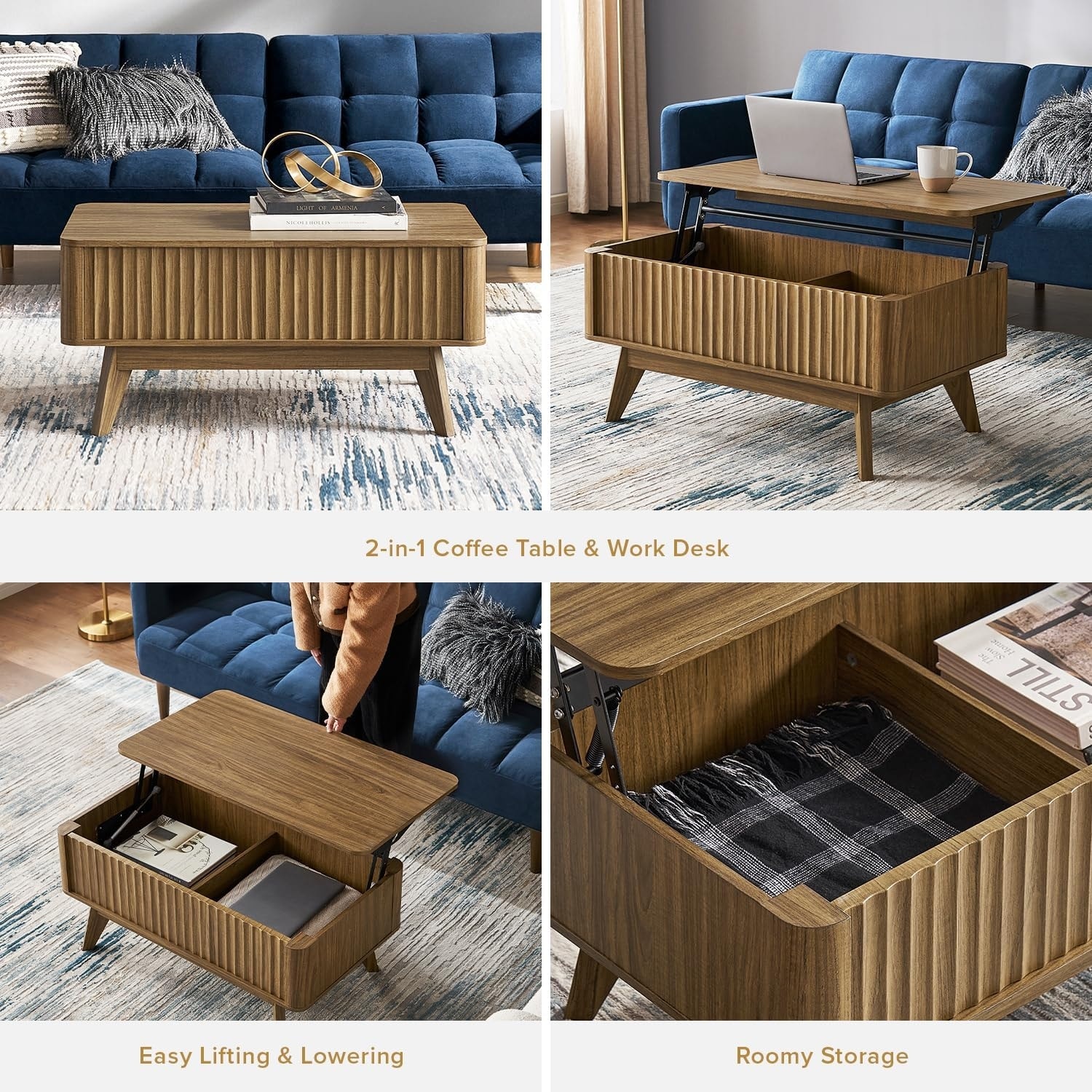 Mopio Brooklyn Lift Top Coffee Table - On Sale - Overstock - 36350087