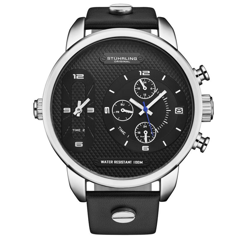 Global GMT Japanese Quartz 52mm - Silver