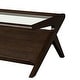 preview thumbnail 25 of 28, INK IVY Rocket Wood & Tempered Glass Coffee Table