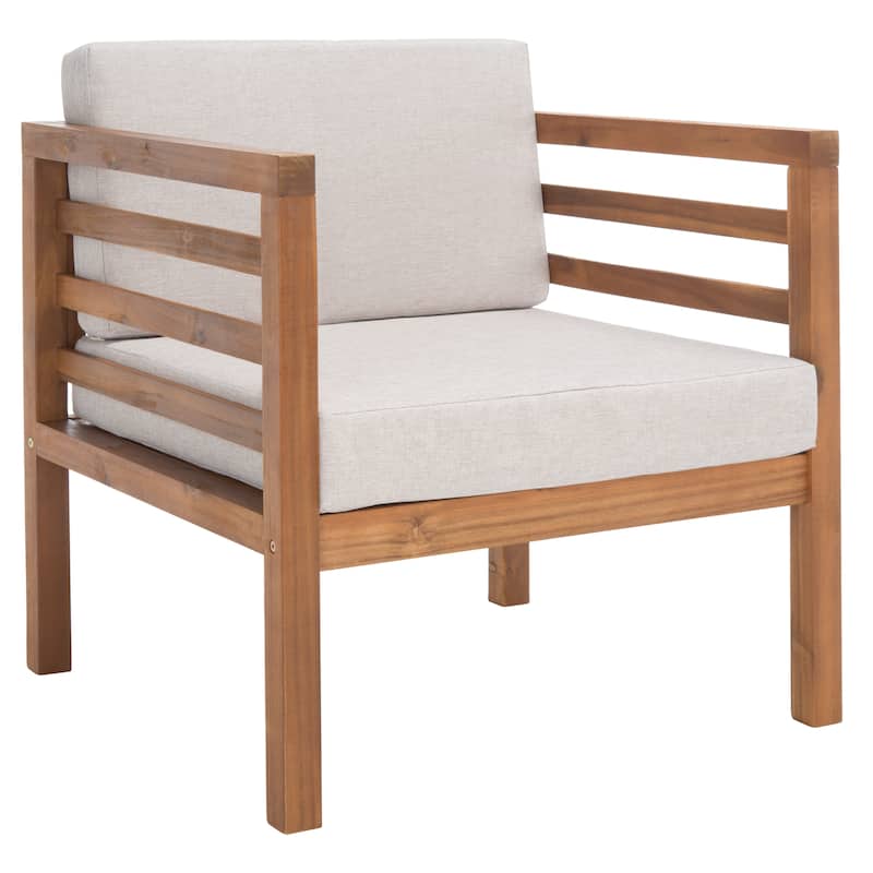 SAFAVIEH Outdoor Samira 4-Piece Outdoor Set - 26W x 26D x 49H