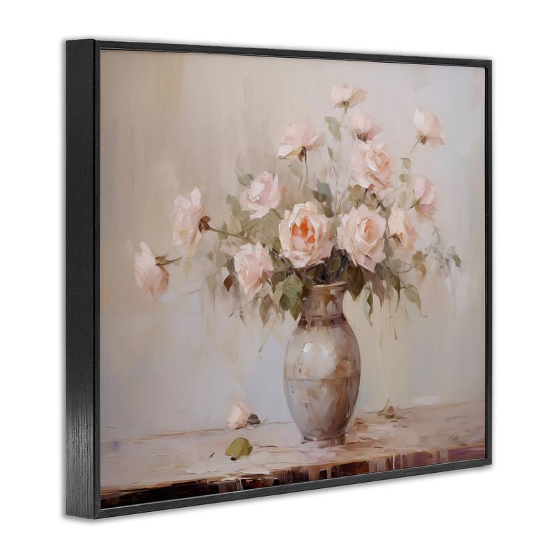 Stupell Romantic Bouquet of Roses Framed Giclee Art Design By Arlington Prints