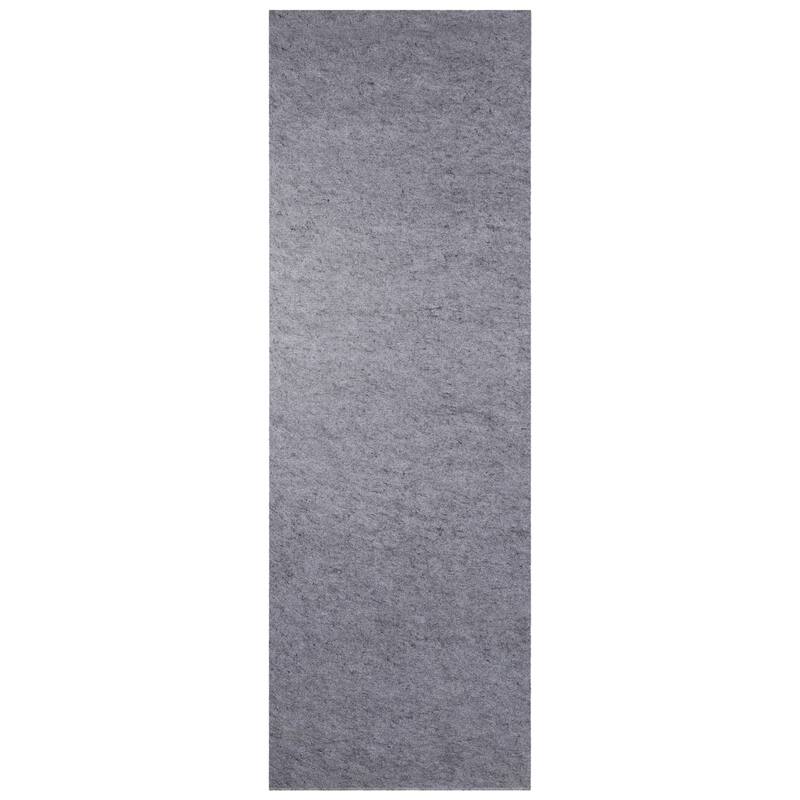 Superior Lima Non-Slip Floor Protector Felt Rubber Indoor Area Rug Pad - Neutral Grey
