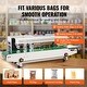 preview thumbnail 6 of 26, Continuous Bag Band Sealing Machine, Horizontal Band Sealer Machine with Digital Temperature Control, Bag Sealer