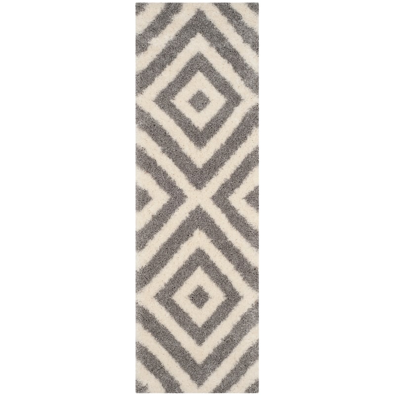 SAFAVIEH Portofino Shag Sakineh Modern 2-inch Thick Rug