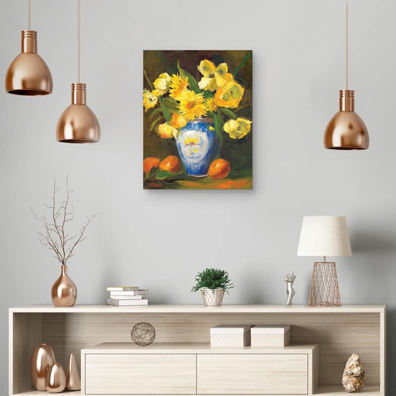 Butter Petals by Alexi Fine Canvas Art Print