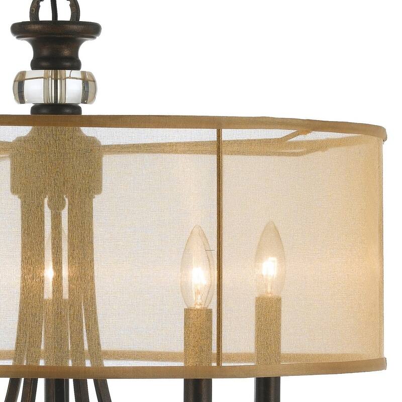 Crystorama Lighting Group 5625 Hampton 5 Light 24" Wide Drum
