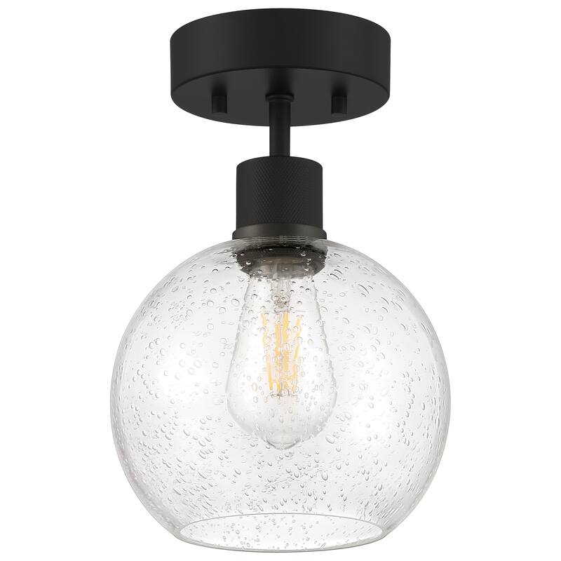 Port Nine Burgundy LED Semi-Flush Light