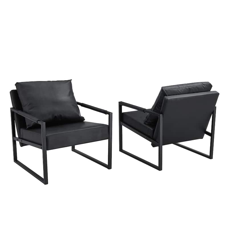 PU Chair with Metal Frame