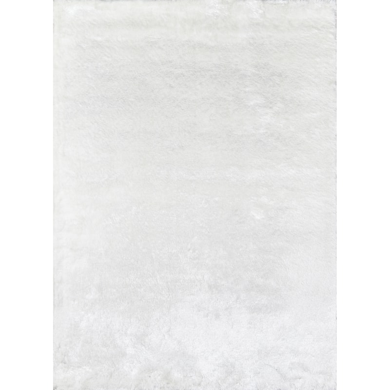 Momeni Luster Shag Hand Tufted Polyester Contemporary Solid Shag Rug