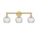 Option Satin Gold / Clear Water Glass