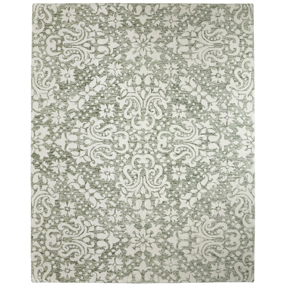 Grand Bazaar Natal Hand Tufted Floral & Botanical Traditional Area Rug