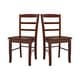 preview thumbnail 10 of 128, International Concepts Solid Wood Madrid Ladderback Chairs, Set of 2 - N/A