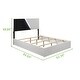 preview thumbnail 6 of 7, Queen Bed with Mirror Nightstand Dresser 4PC Bedroom Set