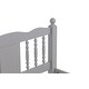 preview thumbnail 11 of 19, Twin Bed with Column-Decoration Headboard, with Bed Slats