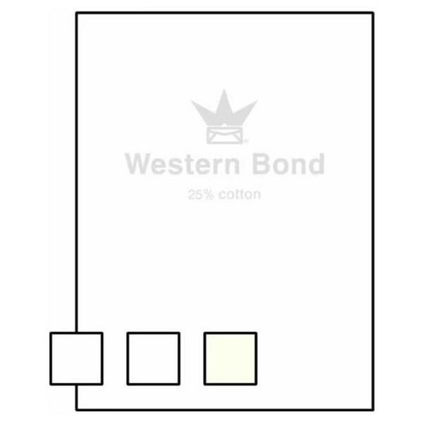Letterhead, 8-1/2" x 11", 24#, 25% Cotton Bond (Box of 500 ...