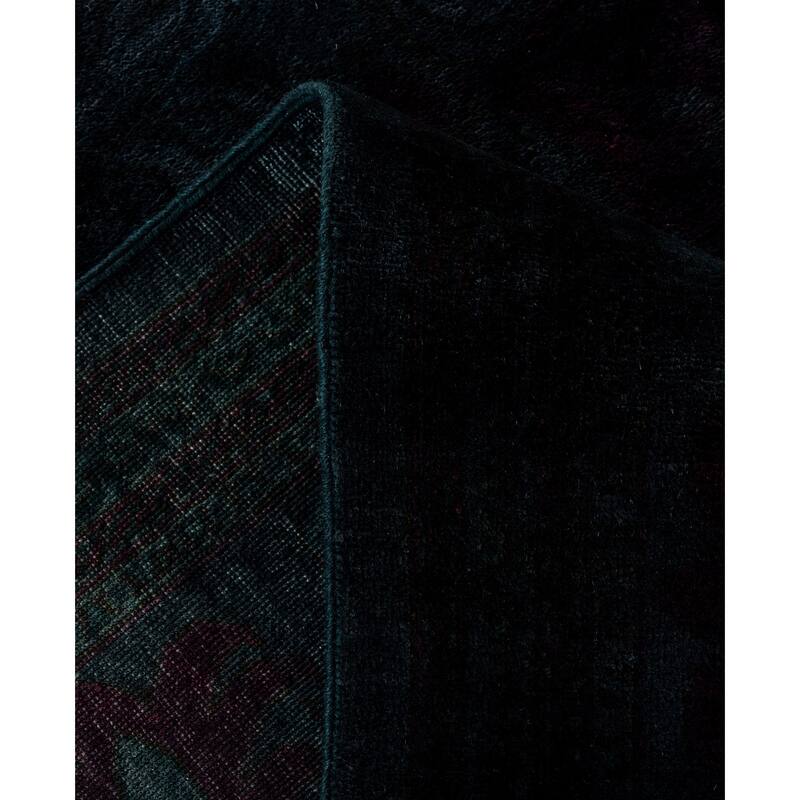 Overdyed One-of-a-Kind Hand-Knotted Area Rug - Green - 10' 4" x 15' 3"