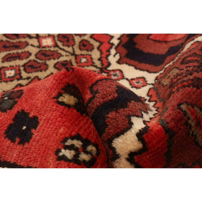 ECARPETGALLERY Hand-knotted Andelz Red Wool Rug - 3'2 x 4'6