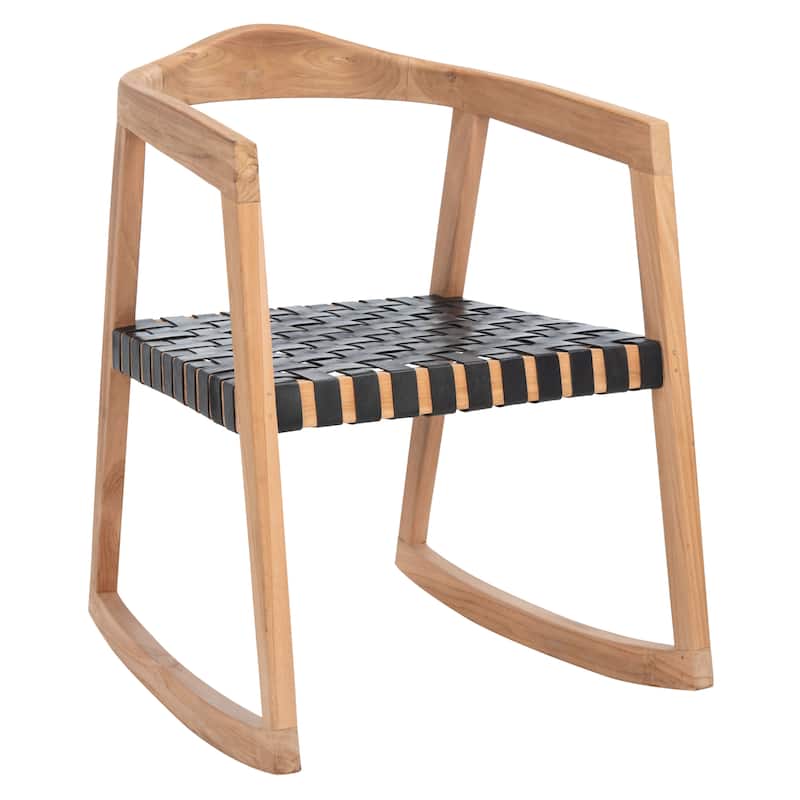 SAFAVIEH Hazelle Rocking Dining Chair - 23" W x 26" D x 33" H - 23Wx26Dx33H