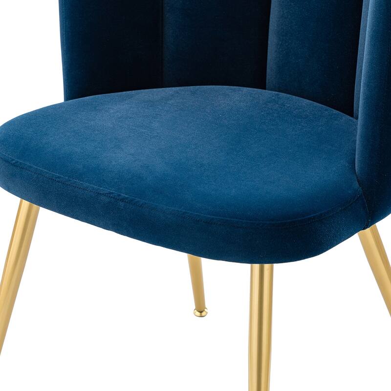 Anjela Comfy Dining Furniture Set 0f 4 with Metal Legs by HULALA HOME