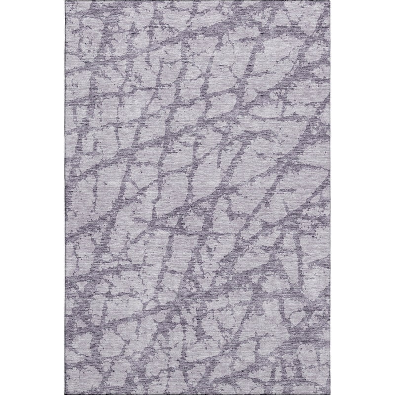 Premium Washable Super Soft Modern Crackle Mayfield Rug