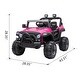 preview thumbnail 4 of 10, Pink Ride on Truck 12V  Electric Off-Road Toy