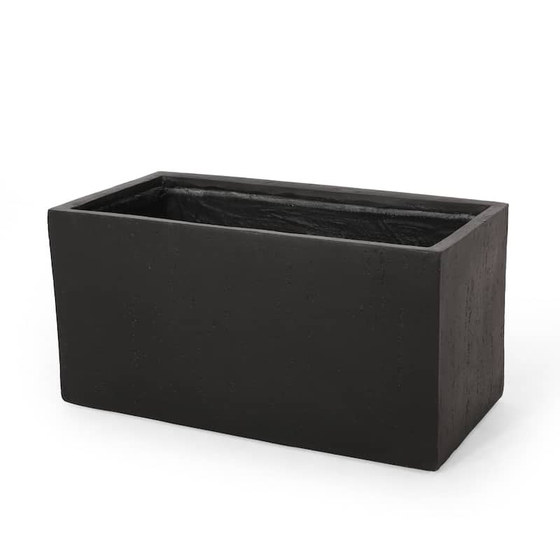 Rectangular Modern Concrete Planter for Durable Patio Backyard Garden