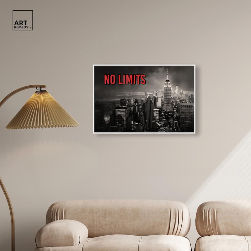 No Limits City Canvas by Art Remedy