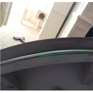 Madison Park Signature Helena Grey Round Dining Table