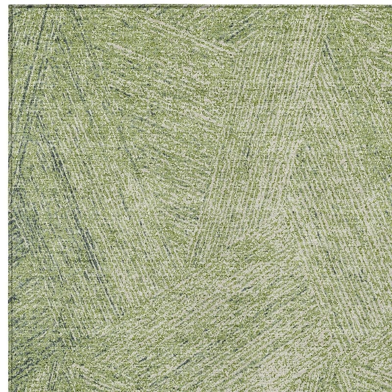 HomeRoots Abstract Transitional Rectangle Outdoor Rug