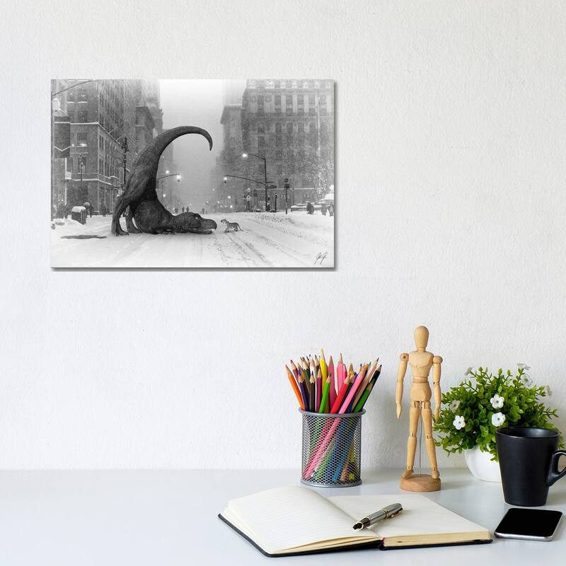 iCanvas "Wanna Play II" by Kathrin Federer Canvas Print - 8x12x0.75