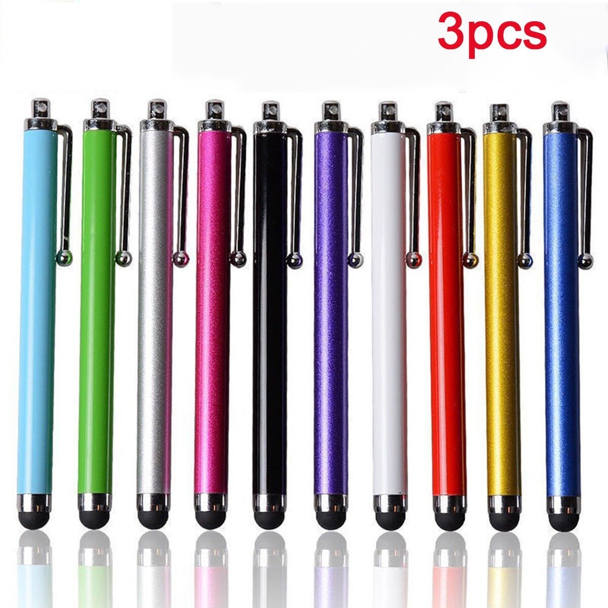 Stylus Pen:3 in 1 pen 2 pens Use for Ipads//Phones /& Light