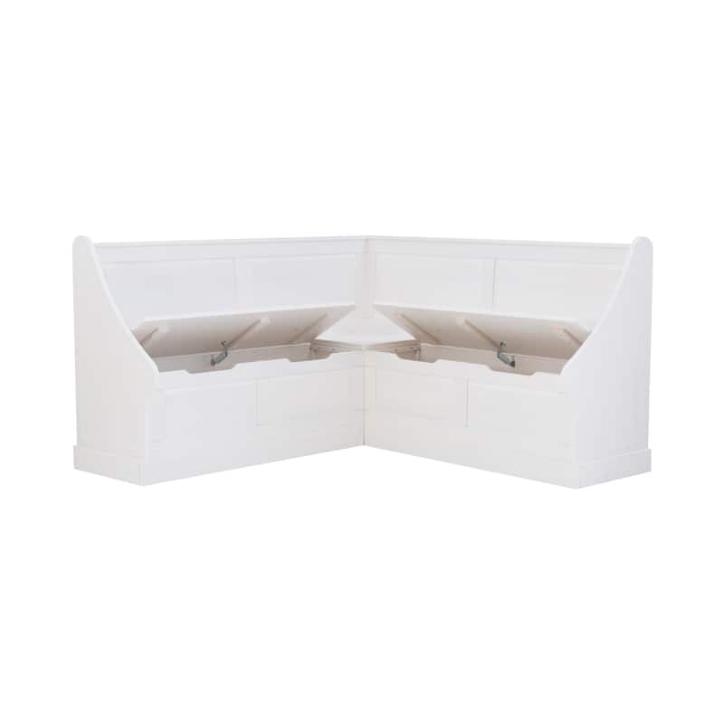 Josie White Corner Nook Set