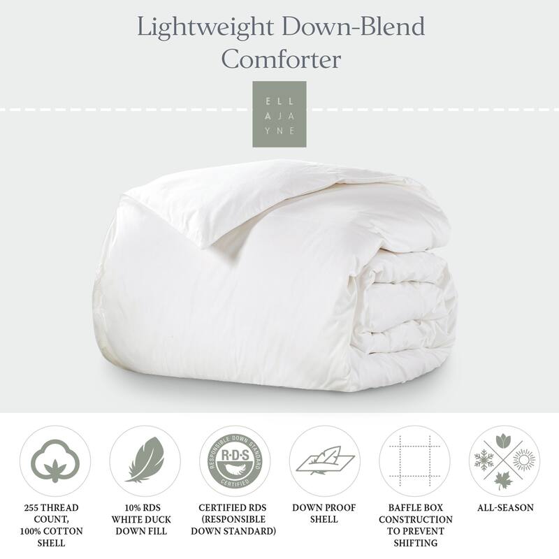 Ella Jayne Lightweight Down-Blend Comforter