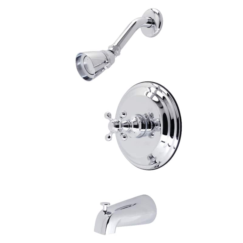 Kingston Brass Tub and Shower Faucet - Polished Chrome