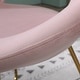 preview thumbnail 11 of 37, Roundhill Furniture Silver Orchid Murray Velvet Accent Chair