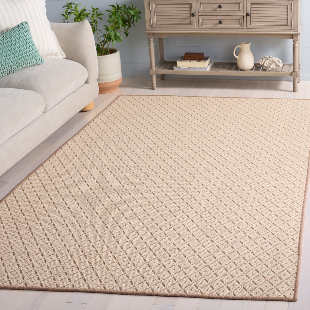 SAFAVIEH Hand-Knotted Palm Anelia Irmtrude Modern & Contemporary Wool