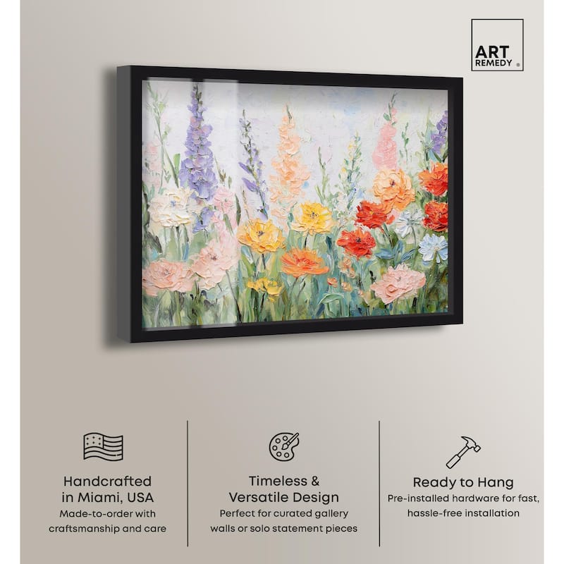 Summer Abundance I Shadowbox by Art Remedy