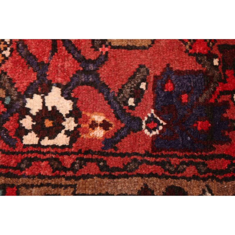 ECARPETGALLERY Hand-knotted Andelz Red Wool Rug - 3'3 x 9'8