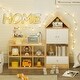 preview thumbnail 27 of 38, House-Shaped Children's Bookshelf，Multi-Functional Organizer for Books & Toys