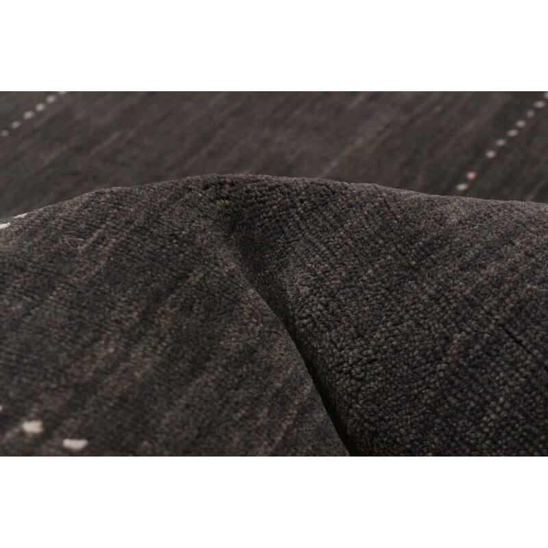 Kashkuli Gabbeh Grey Rug 4'7" x 6'6" - 4'7 x 6'6