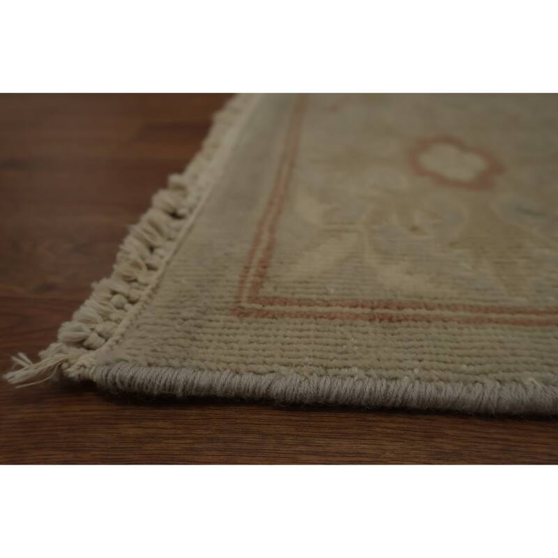 Hand Knotted Oriental 100% Wool Carpet Traditional All-Over Beige & Ivories Ziegler Area Rug - 12' 2'' X 8' 10''