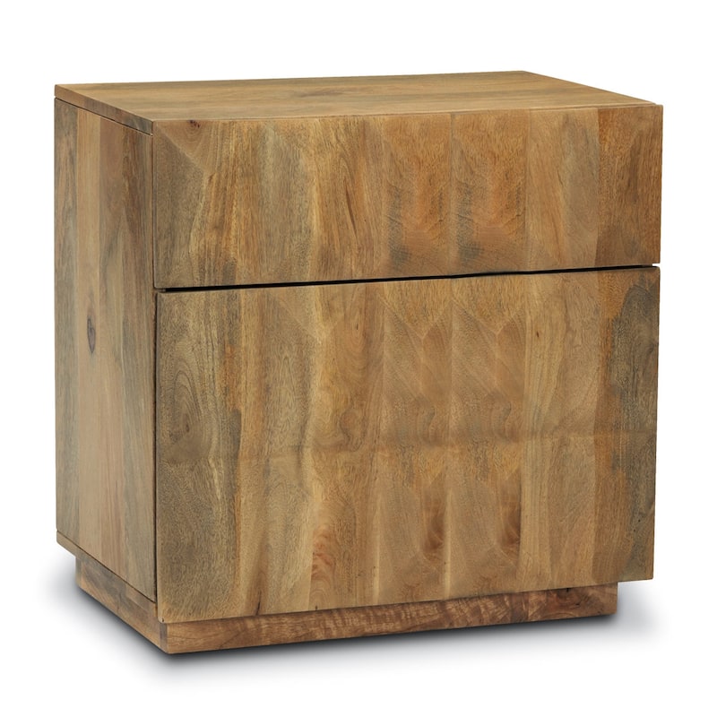 Poly & Bark Mango Wood Laso Nightstand