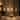 Mid-Century Modern 6-Light Gold Chandelier Metal Glass Island Light for Dining Room - W 36" x D 18" H 21"